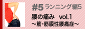第5回　腰の痛み vol.1 ～筋・筋膜性腰痛症～